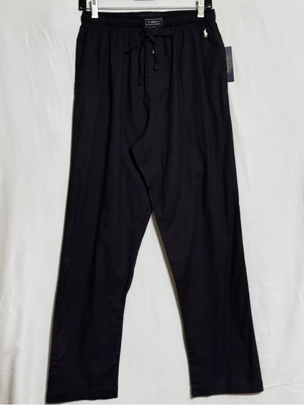 NWT Polo Ralph Lauren Black Men's Drawstring Lounge Pants Size Small